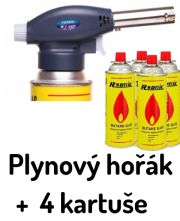 Plynový hořák akce