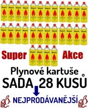 Plynová kartuš akce, sleva