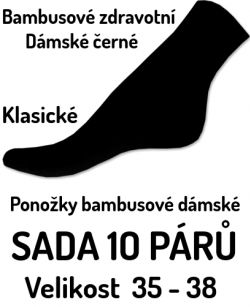 Ponožky bambus dámské