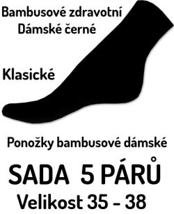 Dámské ponožky bambusové