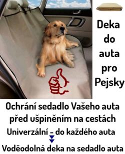 Deka pro psa do auta