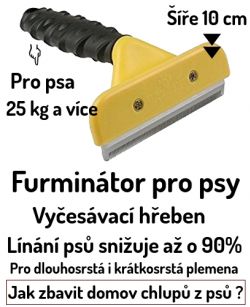 Furminátor pro psy 10 cm sleva