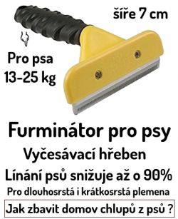 Furminátor pro psy 7 cm sleva