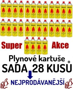 Plynová kartuš akce, sleva