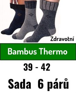 Teplé bambusové ponožky