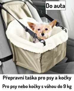 Přepravní taška pro psa do auta